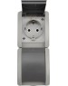 KRANZ (KR-78-0616) БЛОК ВЕРТИКАЛЬНЫЙ 2 РОЗЕТКИ (КЕРАМИКА) INDUSTRIAL IP54 С ЗАЗЕМЛЕНИЕМ, О/У, СЕРЫЙ