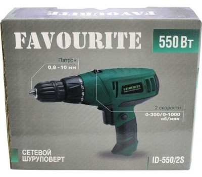 Сетевой шуруповёрт FAVOURITE ID 550/2S