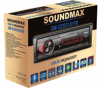 Автомагнитола SOUNDMAX SM-CCR3181FB