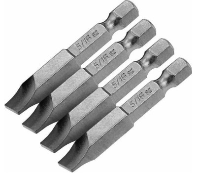 Набор бит DENZEL Набор бит, SL5/16 x2 , 5 шт. 7711314