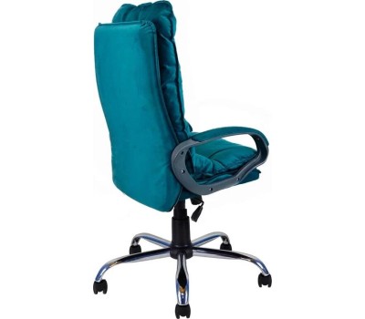 Компьютерное\Офисное кресло ЯРКРЕСЛА Кр85 ТГ СП ХРОМ HT20 (ткань морская волна)