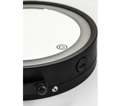 Зеркало САНАКС 75279 Зеркало косметическое, настенное, с LED подсветкой, сенсорное включение, зарядка Type - C, шнур в комплекте, корпус из нержавеющей стали,