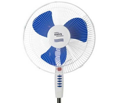 Вентилятор OASIS VF-40PWB (1 шт в кор.) белый-синий