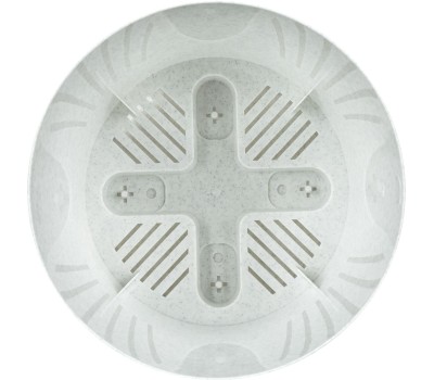 Горшок цветочный HOMVER Oregano D200мм, 4л с прикорневым поливом (мраморный) 221602633/01