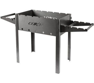 СОКОЛ Мангал разборный 910х295х155мм, в картонной коробке