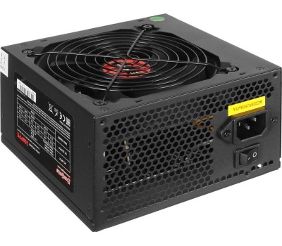 Exegate EX260640RUS Блок питания 450W Exegate 450PPE, ATX, black, APFC, 12cm, 24p+(4+4)p, PCI-E, 3*IDE, 5*SATA, FDD