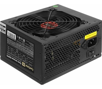 Exegate EX260640RUS Блок питания 450W Exegate 450PPE, ATX, black, APFC, 12cm, 24p+(4+4)p, PCI-E, 3*IDE, 5*SATA, FDD