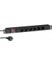 комплектующие для ТШ Exegate EX280831RUS Блок розеток ExeGate ServerPro PDU-19H606 Al-6S-EU2-SW-O, 19