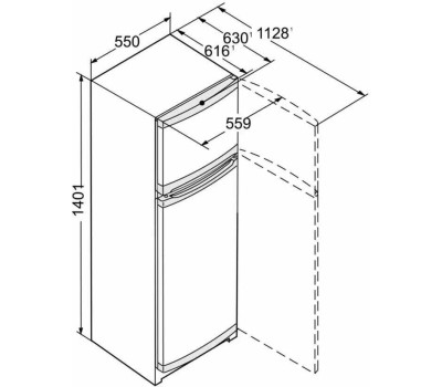 Холодильник LIEBHERR Холодильник CTe 2531-26 001