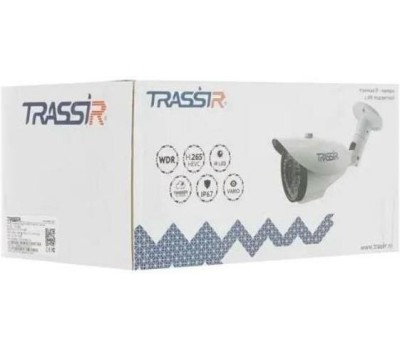 TRASSIR Камера видеонаблюдения IP TR-D4B6, 2560х1440 pix, 2.7-13.5 мм, белый
