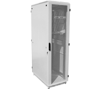 ЦМО Шкаф коммутационный ШТК-Э-48.6.8-13АА напольный, стеклянная передняя дверь, 48U, 600x2254x800 мм