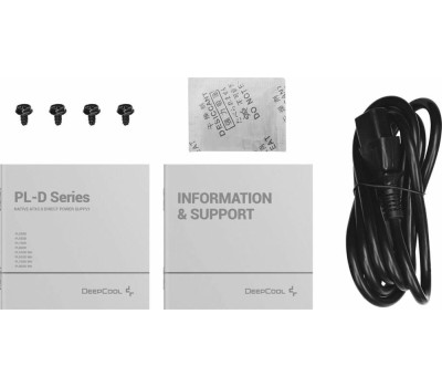 Блок питания DEEPCOOL Блок питания PL750D, 750Вт, 80 PLUS BRONZE, 120мм, черный, retail [r-pl750d-fc0b-wdeu-v2]
