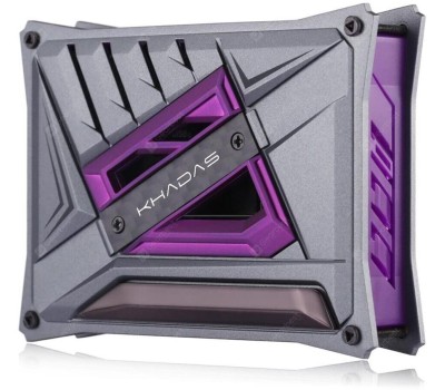 Корпус для ПК KHADAS Корпус DIY Case Purple VIMs DIY Case, Purple Color, with heavy metal plate, KCS-P-001