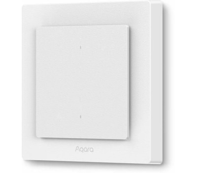 AQARA Умный выключатель H2 WS-K07D, двухклавишный, белый