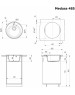 MAUNFELD Кухонная мойка Medusa 485 MFQS-485DGR темно-серый