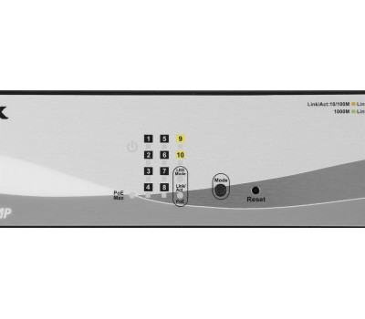 Коммутатор D-LINK Коммутатор DGS-1210-10MP/F1A, настраиваемый