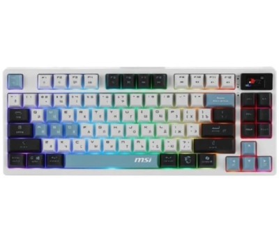 Клавиатура MSI Клавиатура GAMING RU FORGE GK600 TKL W SKY RU