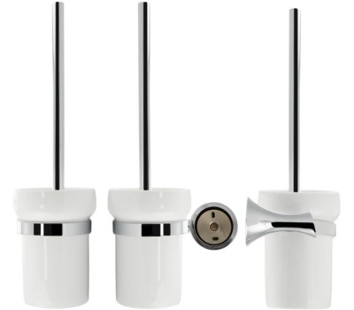 МАГНУС - Ёрш для унитаза, керамическая колба с креплением к стене 85162