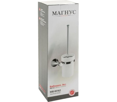 МАГНУС - Ёрш для унитаза, керамическая колба с креплением к стене 85162