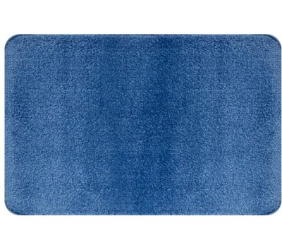 САНАКС - Коврик в ванную РАННЕР 162, одинарный, голубой, однотонный, 400 х 600 мм, 100% полиэстер 08806