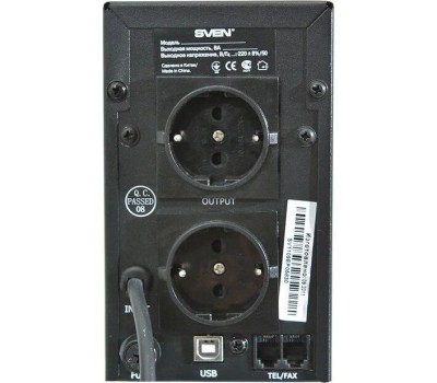 ИБП SVEN PRO+ 650 (LCD,USB)