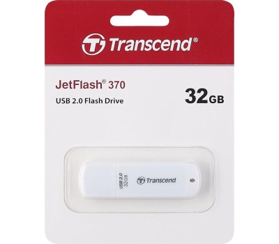 USB флеш TRANSCEND 32GB JF370 белый (TS32GJF370)