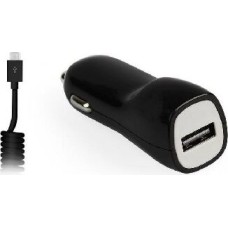 Автозарядка SMARTBUY SBP-1501MC NITRO АЗУ 1А/1USB + кабель MICROUSB
