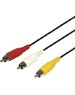 Кабель RCA REXANT (17-0205) ШНУР 3 RCA - 3 RCA - 5 м