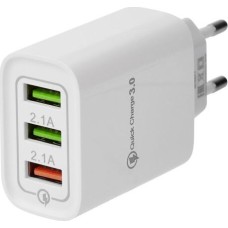Сетевое зарядное устройство REXANT (16-0277) для/ REXANT 3 x USB белое