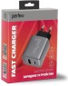 СЗУ PERFEO (I4669) 2 порта USB-A+TYPE-C, 20W, серый