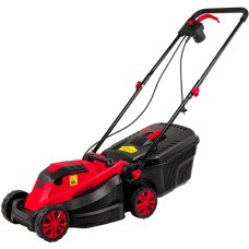 Газонокосилка электрическая P.I.T. Газонокосилка электрич. PLM 32-C (1200Вт, 3600об/мин, Ø320мм, выс. 20/35/50мм, травосб. 30л)
