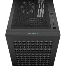 Корпус для ПК DEEPCOOL Корпус mATX CH370, Mini-Tower, без БП, черный [r-ch370-bknam1-g-1]