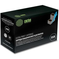 Картридж CACTUS Картридж CS-CE255X-MPS, CE255XX, черный / CS-CE255X-MPS