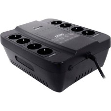 PowerCom Spider SPD-1000N ИБП {OffLine, 1000VA/550W, Tower, 8xEURO: 4 с резервным питанием, 4 с фильтрацией} (332717)
