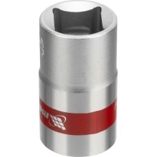 Головка торцевая MATRIX Головка торцевая, 16 мм, шестигранная, CrV, под квадрат 1/2, хромированная 13116