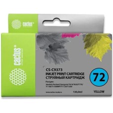 Картридж CACTUS Картридж CS-C9373, №72, фото желтый / CS-C9373