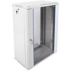 Электроника / Телекоммуникационные шкафы ЦМО Шкаф коммутационный ШРН-ЭКОНОМ ШРН-Э-18.350 настенный, стеклянная передняя дверь, 18U, 600x878x350 мм