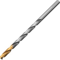 Сверло DENZEL Сверло спиральное по металлу 8 х 165 мм, Р6М5, Golden Tip, удлиненное 718260