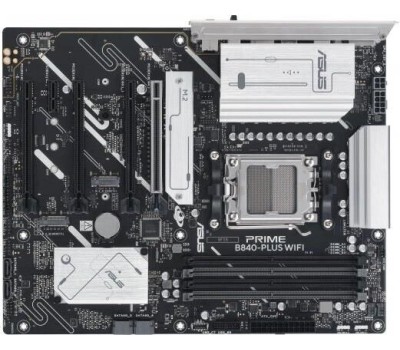 ASUS Материнская плата PRIME B840-PLUS WIFI, SocketAM5, AMD B840, ATX, Ret