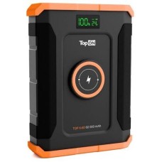 TOPON Электростанция портативная TOP-X60 60000mAh 10A QC3.0/PD 3xUSB беспров.зар. черный/оранжевый (