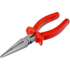 Длинногубцы MATRIX Длинногубцы прямые Econom, 180 мм, шлифованные, пластмассовые рукоятки 17193