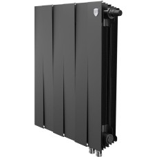 Радиатор ROYAL THERMO Радиатор биметаллический PianoForte 500 Чёрный VR80 - 6 секц