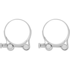 СИБРТЕХ Хомуты металлические, силовые 40-43 мм, ширина 20 мм, шарнирный, W1, 2 шт 47525