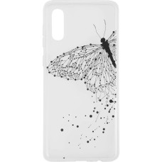 BORASCO Чехол (клип-кейс) ArtWorks, для Samsung Galaxy A02, прозрачный/рисунок [51365]