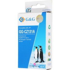 Картридж струйный G&G Картридж струйный GG-CZ131A пурпурный (26мл) для HP DJ T120/T520