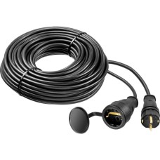 ЗУБР Удлинитель силовой 55017-30 3x2.5кв.мм 1розет. 30м КГ 16A без катушки черный