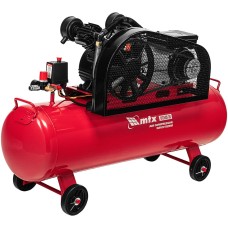 MTX Компрессор воздушный ременный привод КР2500/80, 2,5 кВт, 80 литров, 420 л/мин МТХ 58022