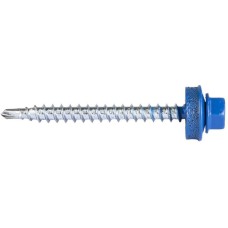 ЗУБР СКД 5005, 50 х 4.8 мм, синий насыщ., 250 шт (1,8 кг.), кровельный саморез, Профессионал (4-300315-48-050-5005)