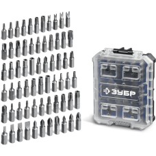ЗУБР Спец 66 предм., система стыковки Z-БОКС, набор специальных бит, Профессионал (26394-H66)