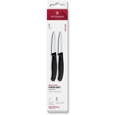 VICTORINOX Набор ножей кухон. Swiss Classic 6.7603.2 для овощей компл.:2предм. черный европодвес